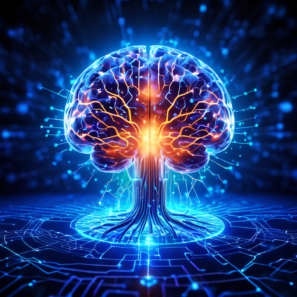 블록체인 노드로 구성된 추상적인 디지털 두뇌 이미지로, 한쪽 반구에서는 기존 연결이 약해지는 동시에 다른 반구에서 새로운 연결 경로가 빛나며 진화하는 모습을 상징적으로 표현합니다.