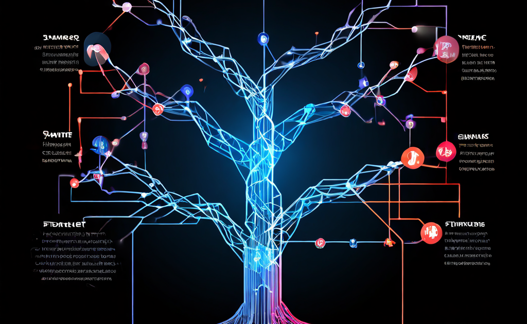 공개적이고 분기형 구조의 블록체인 네트워크와 비공개적이고 선형 구조의 블록체인 네트워크의 핵심적인 구조적 차이점을 비교하여 설명하는 인포그래픽 이미지입니다.