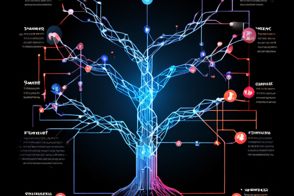 공개적이고 분기형 구조의 블록체인 네트워크와 비공개적이고 선형 구조의 블록체인 네트워크의 핵심적인 구조적 차이점을 비교하여 설명하는 인포그래픽 이미지입니다.