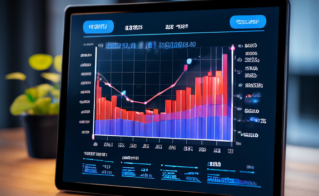 블록체인 데이터 분석 대시보드에서 고객 획득 비용이 추정치에서 정확한 실측치로 선명하게 전환되는 과정을 디지털 계기판이 가리키는 이미지입니다.
