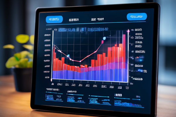 블록체인 데이터 분석 대시보드에서 고객 획득 비용이 추정치에서 정확한 실측치로 선명하게 전환되는 과정을 디지털 계기판이 가리키는 이미지입니다.