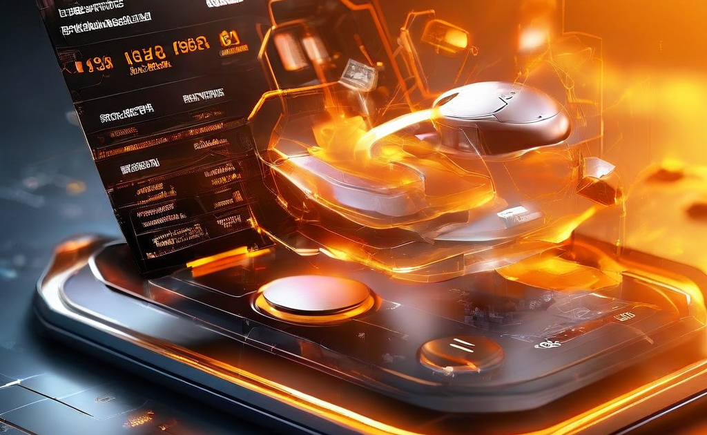 Digital interface showing secure balance update after bet placement with glowing data paths